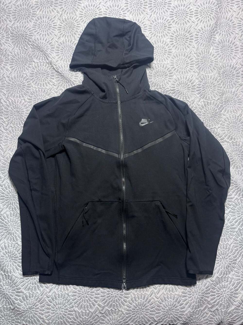 Nike Tech Fleece Windrunner Full-Zip Jacket Black CJ4277-010 Men's Small